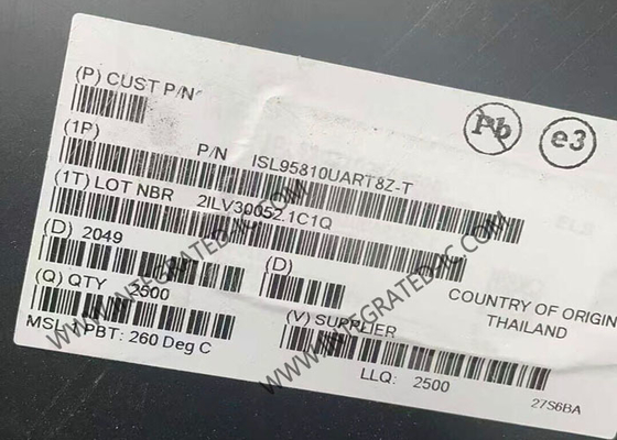 ISL95810UART8Z-T Chip Sirkuit Terpadu Potensiometer Terkendali Digital Kebisingan Rendah Tunggal