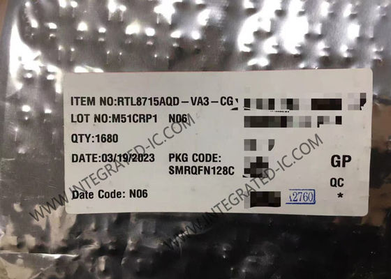 RTL8715AQD-VA3-CG Wireless Communication Module Wi-Fi IP Camera SoC Kamera Jaringan Wireless SoC