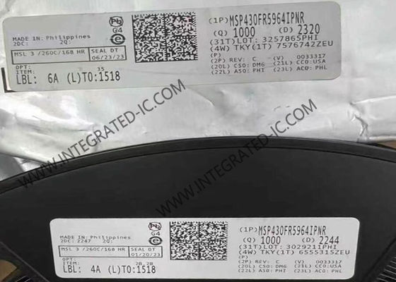 Mikrokontroler MCU MSP430FR5964IPNR 256KB FRAM Mikrokontroler 16-Bit LQFP80