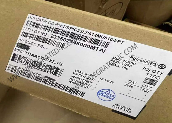 DSPIC33EP512MU810-I/PT Mikrokontroler MCU dsPIC Digital Signal Controller TQFP-100 16-Bit DSC