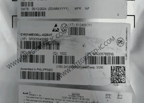 CY62146EV30LL-45ZSXIT Memori IC Chip 4Mbit MOBL Asynchronous SRAM Memori IC PG-TSOP-44