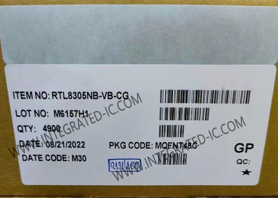 RTL8305NB-VB-CG Ethernet IC Single-Chip 5-Port 10/100M Ethernet Switch Controller