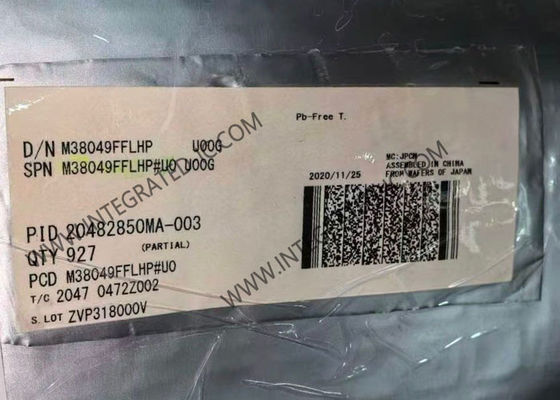 M38049FFLHP 8-Bit Microcontroller MCU dengan frekuensi maksimum 2MHz dalam Paket LFQFP-64
