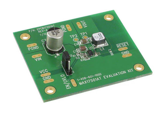 Papan Evaluasi Konverter DC-DC Step-Down MAX17501ATEVKIT Embedded Solutions 60V 500mA