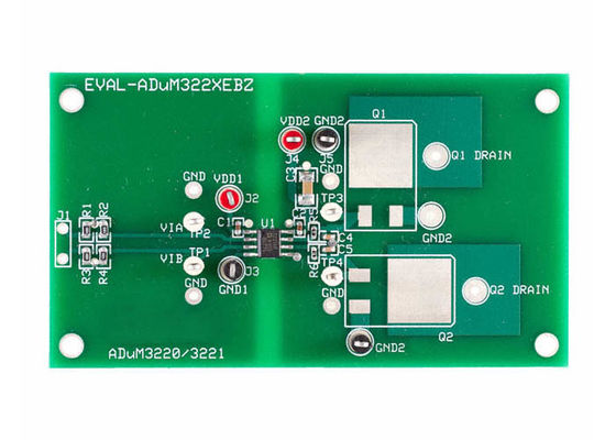 EVAL-ADUM3221AEBZ Solusi Tertanam iCoupler Digital Isolator Antarmuka Papan Evaluasi