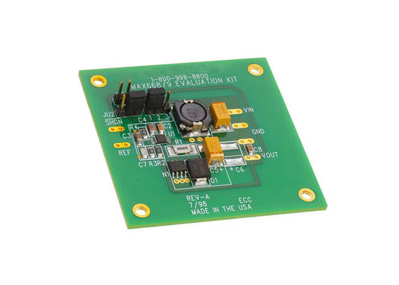 MAX668EVKIT Solusi Tertanam 1 Papan Evaluasi DC/DC Step Up Output Non-Isolasi