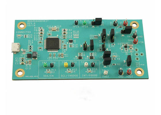 MAX20343EVKIT Solusi Tertanam Pengendali I2C Papan Evaluasi Manajemen Daya
