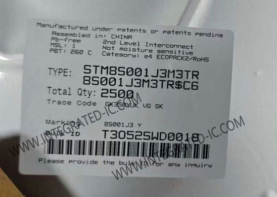 Mikrokontroler STM8S001J3M3TR 8-Bit STM8 MCU dengan Kecepatan Clock 16MHz dan Memori Flash 8 kB