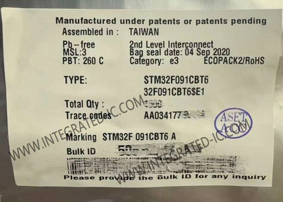 STM32F091CBT6 Mikrokontroler MCU IC 32-Bit Single-Core 48MHz