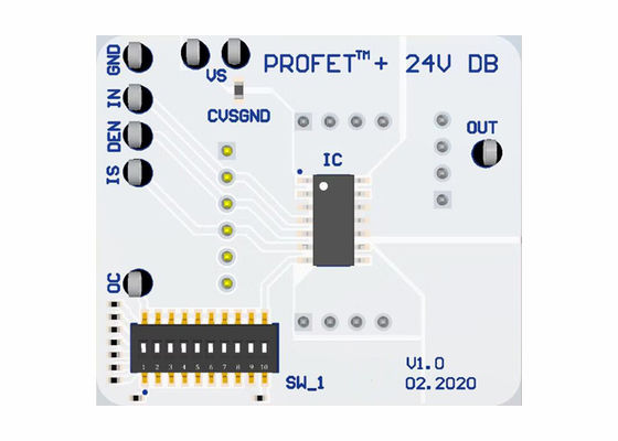 Papan Evaluasi Sakelar Sisi Tinggi Cerdas Daughterboard Solusi Tertanam BTT6035-1ERL-DAUGH-BRD