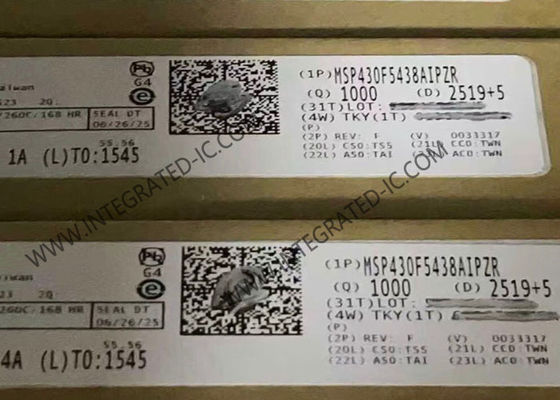 Mikrokontroler MSP430F5438AIPZR MCU 16-Bit Berkinerja Tinggi 25MHz