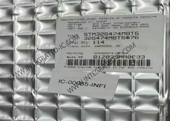 170MHz Mikrokontroler MCU STM32G474MBT6 Tertanam Mikrokontroler LQFP80 Chip IC