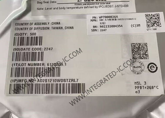 AD2S1210WDSTZ Integrated Circuit Chip Variable Resolution R/D Converter Dengan Referensi Osilator