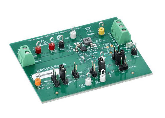 Solusi Tertanam BQ25308EVM Pengisi Daya Baterai 1-Sel 17V 3A Modul Evaluasi BQ25308