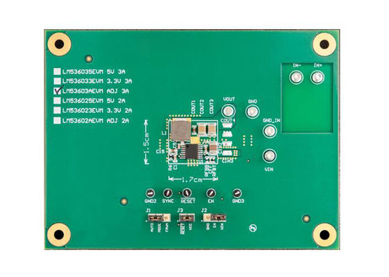 Modul Evaluasi Konverter Step Down Sinkron 2.1MHz LM53603AEVM Embedded Solutions