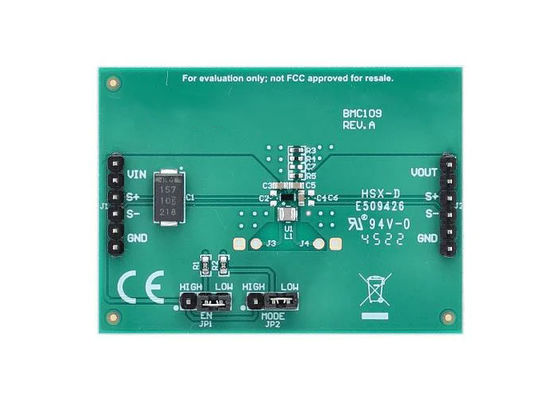 TPS631010EVM-109 Solusi Terpasang 1.6V Hingga 5.5V Papan Evaluasi Konverter Step-Down
