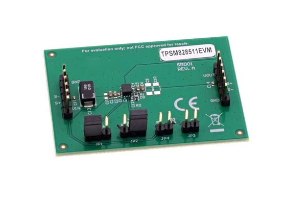 Papan Evaluasi Konverter DC/DC Step-Down 2.25MHz 1A Solusi Tertanam TPSM828511EVM