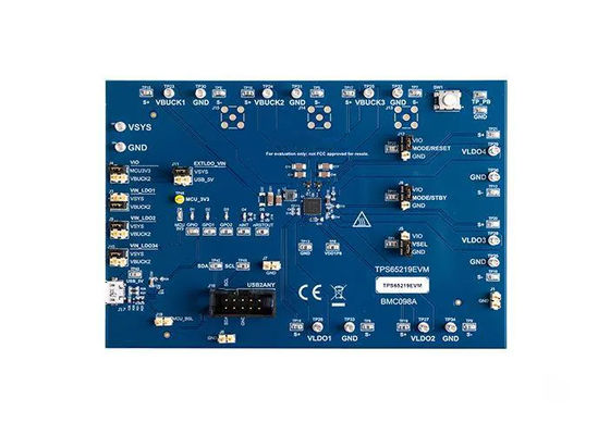 Papan Evaluasi Manajemen Daya Catu Daya 2.5V Hingga 5.5V TPS65219EVM Embedded Solutions
