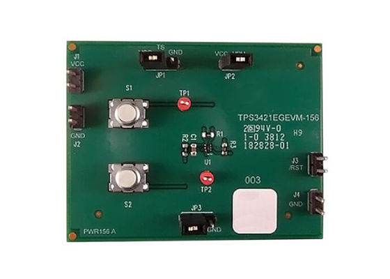 Modul Evaluasi Timer Reset Tombol Tekan Saluran Ganda Solusi Tertanam TPS3421EGEVM-156