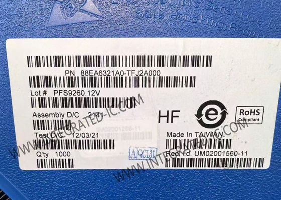 88EA6321A0-TFJ2A000 Transceiver Lapisan Fisik IC Ethernet Tingkat Otomotif 1 dengan 100/1000BASE-T1