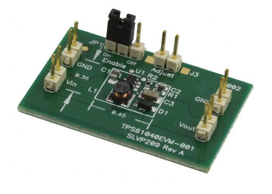 TPS61040EVM-001 Solusi Tertanam 20mA 3V Untuk 5V Modul Evaluasi Boost Converter