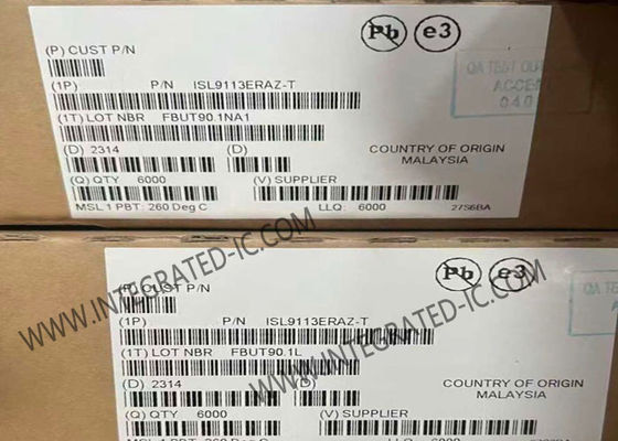 ISL9113ERAZ Chip Sirkuit Terpadu Konverter Pendorong Sinkron dengan Rentang Tegangan Input 0.8V hingga 4.7V Arus Output 500mA dan Arus Diam Rendah 20uA