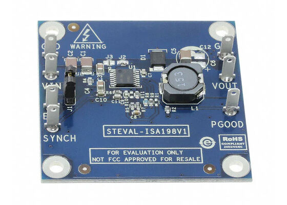 STEVAL-ISA198V1 Solusi tertanam 2A Step Down DC-DC Switching Regulator Evaluation Board