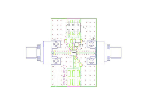 Papan Evaluasi Amplifier Noise Rendah MMIC Broadband Solusi Tertanam CMD270P3-EVB