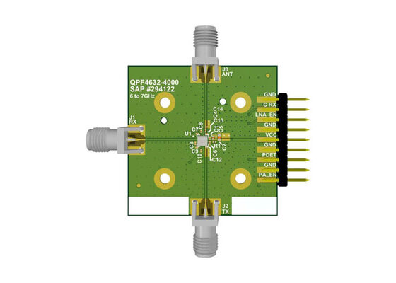 Papan Evaluasi Modul Front End Wi-Fi 6 6GHz Solusi Tertanam QPF4632EVB