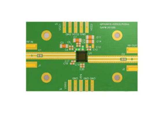 Papan Evaluasi Amplifier Efisiensi Tinggi 4W 2.3GHz Hingga 2.4GHz QPA9940EVB01 Embedded Solutions