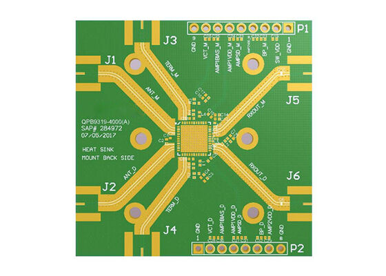 QPB9329EVB-01 Solusi Embedded 3.8GHz hingga 5GHz 5V RF Front End Evaluation Board