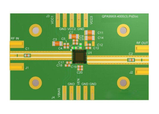 QPA9903EVB01 Solusi Tertanam Penguat Daya Linearisasi Efisiensi Tinggi Dewan Evaluasi