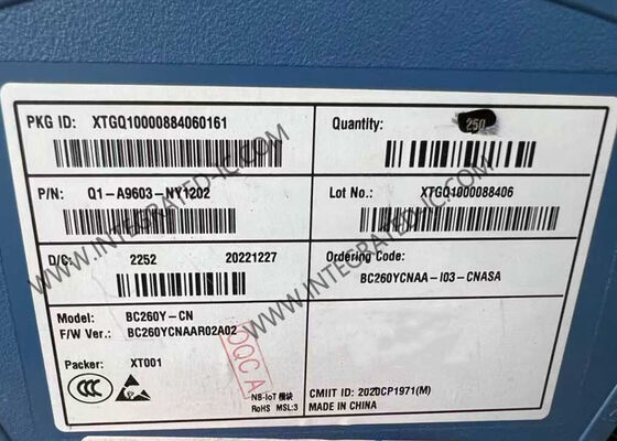 Modul Komunikasi Nirkabel BC260YCNAA-I03-CNASA LTE Cat NB2 dengan Paket LCC dan Konsumsi Daya Ultra-Rendah