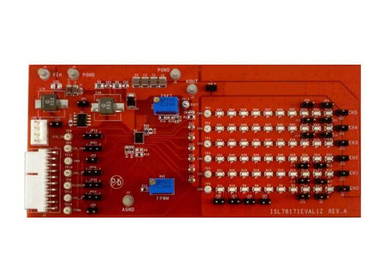 Solusi Tersemat ISL78171EVAL1Z Papan Evaluasi Pengemudi LED Otomotif ISL78171 50mA