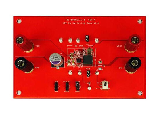 Solusi Tertanam ISL85009EVAL1Z 9A Papan Evaluasi Regulator Buck Sinkron ISL85009