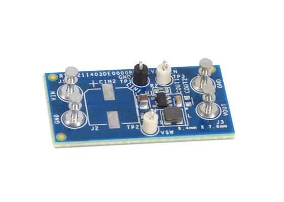 Papan Evaluasi Regulator Buck 300mA 3.3V Terintegrasi Embedded Solutions RTKA211403DE0000BU
