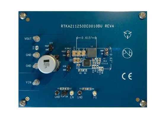 RTKA211250DE0010BU Solusi Tertanam 4.5V hingga 30V Dewan Evaluasi Regulator Langkah Turun Sinkron