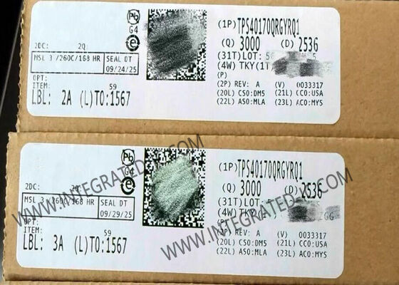 TPS40170QRGYRQ1 Chip Sirkuit Terpadu Pengendali Buck PWM Sinkron Otomotif dengan Tegangan Input 4.5V hingga 60V, Arus Output 20A, dan Frekuensi Switching 100kHz hingga 600kHz