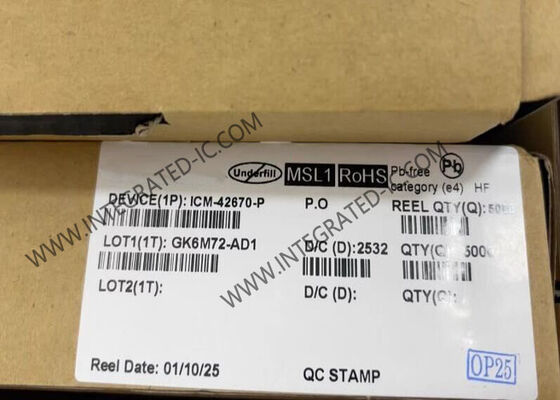 Sensor IC ICM-42670-P IMU Pelacakan Gerak 6-Axis Berkinerja Tinggi