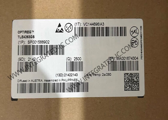 TLE4263GS Chip Sirkuit Terpadu 5V OPTIREG™ Regulator Tegangan Dropout Rendah untuk Elektronik Otomotif
