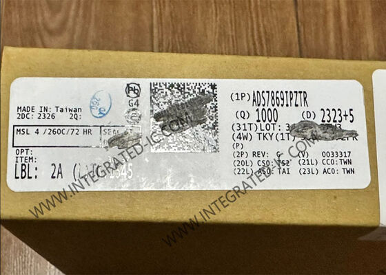 ADS7869IPZTR Chip Sirkuit Terpadu 12-Saluran Analog Motor Control Front-End dengan Resolusi 12-Bit dan Antarmuka Digital Fleksibel TQFP100