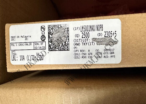 Chip Sirkuit Terpadu LM5001MAX Regulator Mode-Sakelar Tegangan Tinggi 1A IC dengan Frekuensi Pensaklaran 50kHz hingga 1.5MHz