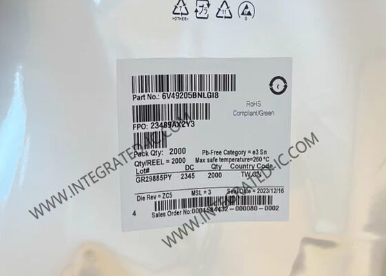 6V49205BNLGI8 Chip Sirkuit Terpadu 125MHz Jam Sistem dengan Frekuensi DDR yang Dapat Dipilih dan Keluaran PCIe LP-HCSL