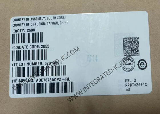 ADE7878ACPZ Chip Sirkuit Terpadu Meter Energi Akurasi Tinggi 3-Fase dengan Antarmuka SPI