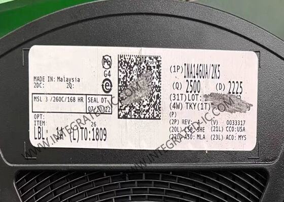 INA146UA Penguat Perbedaan Gain yang Bisa Diprogram dengan Presisi Tegangan Tinggi dengan Kisaran Pasokan yang Luas