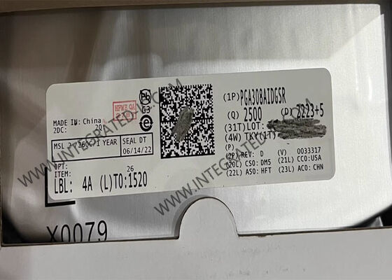 PGA308AIDGSR Sensor IC Single-Supply Auto-Zero Programmable Gain Amplifier dengan Kalibrasi Digital