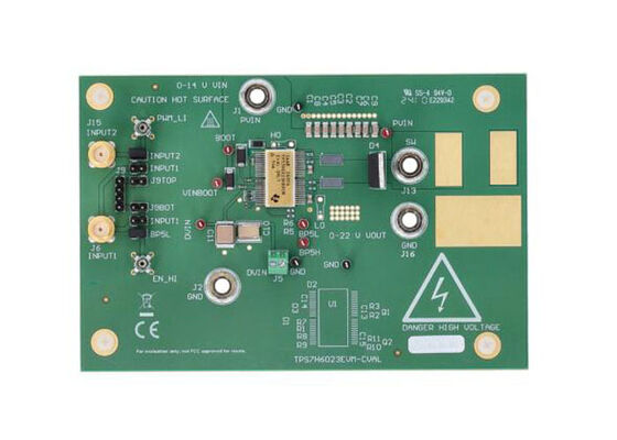 TPS7H6023EVM-CVAL Solusi Tertanam TPS7H6023-SP Half-Bridge GaN Gate Driver Evaluation Module