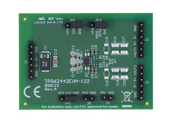 TPS62442EVM-122 Solusi Embedded TPS6244x-Q1 Modul Evaluasi Konverter Dual Step-Down