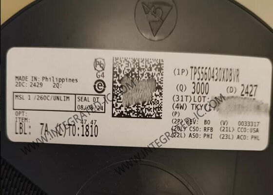 TPS560430XDBVR Integrated Circuit Chip 600mA Synchronous Step-Down Converter dengan Frekuensi Switching 1.1MHz dan rentang input 4V hingga 36V