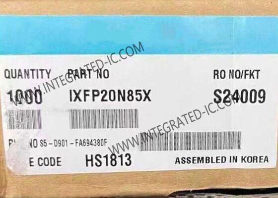 IXFP20N85X 850V X-Class HiPerFET™ Transistor MOSFET Daya N-Channel dengan Arus Drain Kontinu 20A dan Disipasi Daya 540W